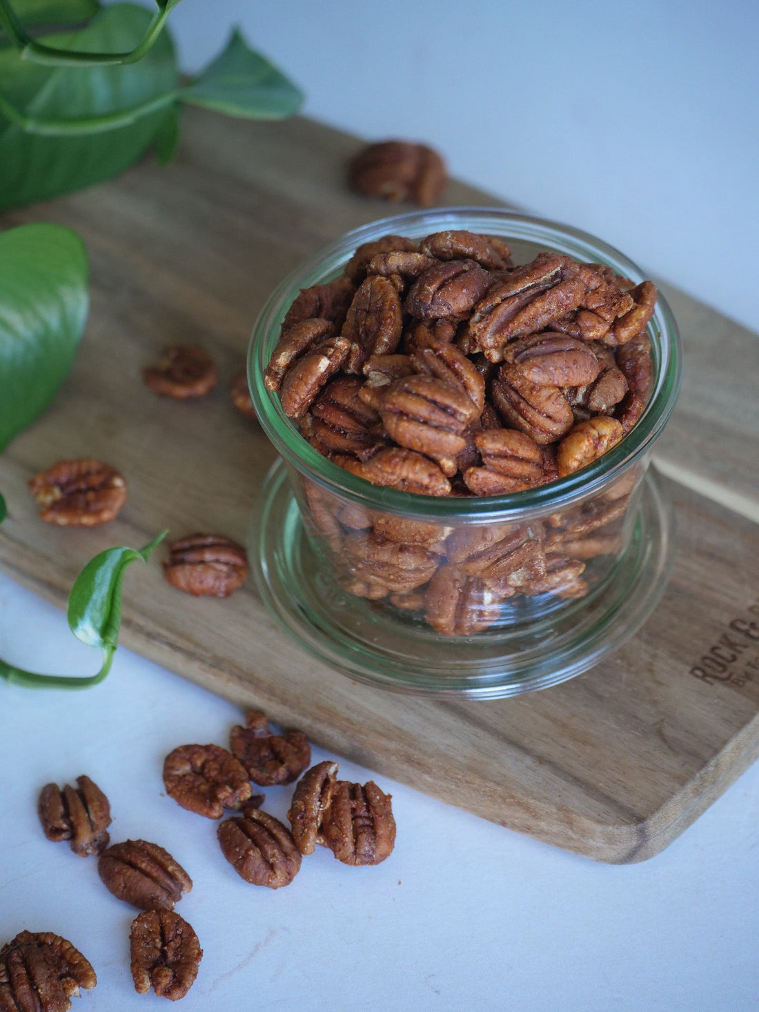 Smoky Maple Chili Pecans