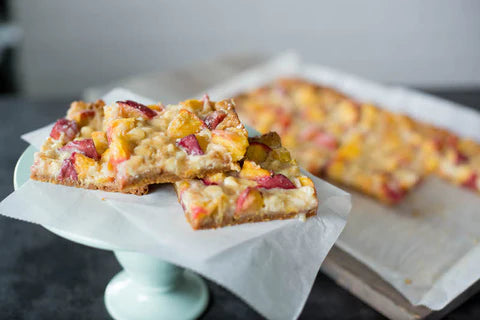 Peaches & Cream Bars
