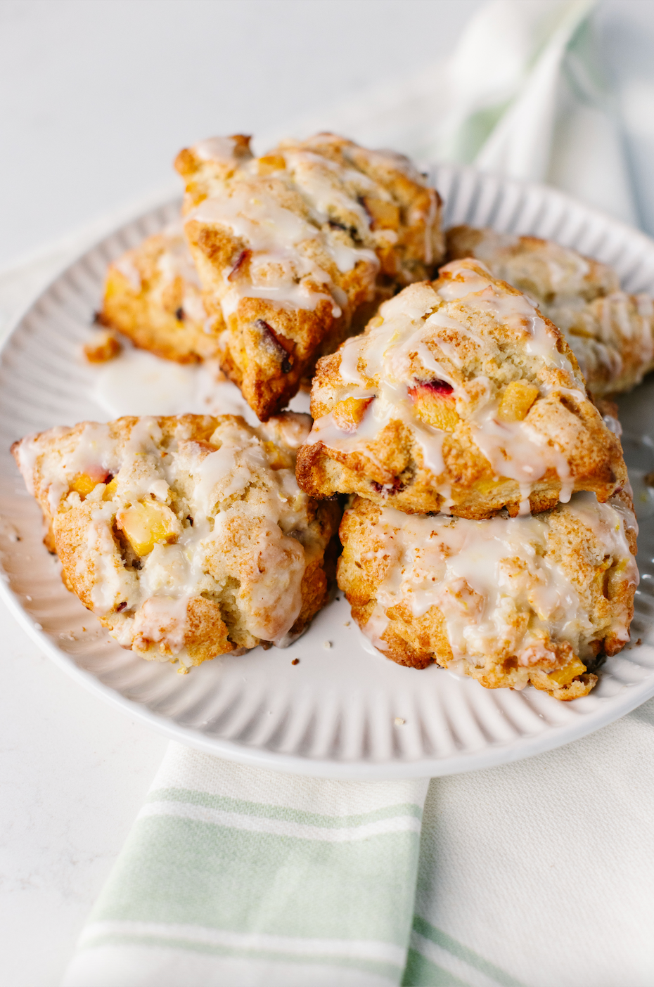 Peach Lemon Scones