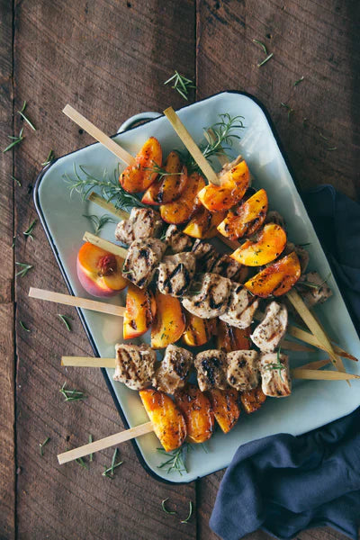 Peach & Pork Kabobs