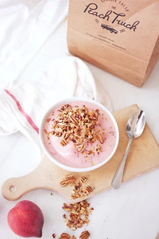 Maple Peach Smoothie Bowl